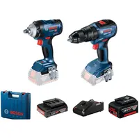 Bosch Náradie - 18V AKU súprava vŕtačky a rázového uťahovača, 1x aku 5,0 Ah Li-Ion, 1x aku 2,0 Ah Li-Ion, nabíjačka 06019K0003