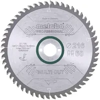 Metabo Príslušenstvo - Pílový kotúč 216x30 mm, 60 zubov 628083000
