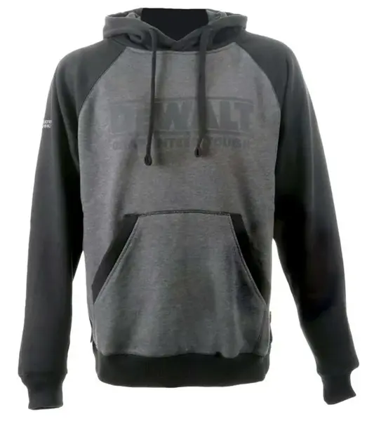DeWALT - Pánská mikina s kapucí Stratford Hooded, velikost XXL, šedá/černá DEW50526/XXL