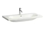 Laufen Lua - Umývadlo nábytkové 46x100 cm, s prepadom, otvor na batériu, biela H8100890001041
