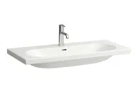 Laufen Lua - Umývadlo nábytkové 46x100 cm, s prepadom, otvor na batériu, biela H8100890001041