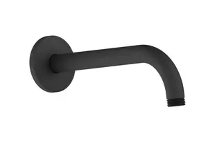 Duravit Příslušenství - Sprchové rameno, 21 cm, matná černá UV0670027046