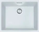 Franke Sirius - Tectonitový dřez SID 110-50, 53x44 cm, bílá 125.0363.788