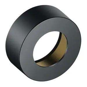 Keuco IXMO - Predlžovacia krycia rozeta 35 mm, označenie červená/modrá, čierny chróm kefovaný 59551130381