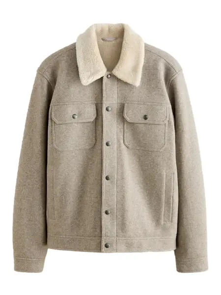 Next Prechodná bunda  béžová / sivá