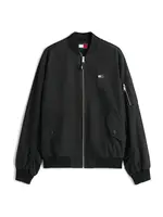 Tommy Jeans Prechodná bunda  čierna