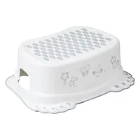 TEGA STEP Dětské protiskluzové stupátko do koupelny, bílá, velikost