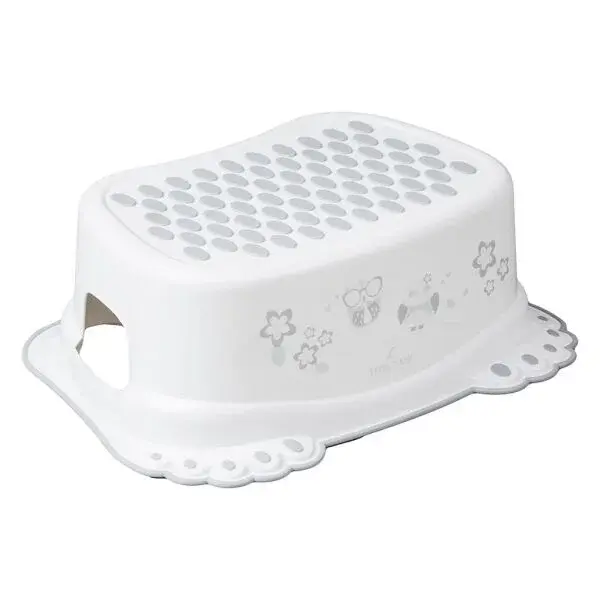 TEGA STEP Dětské protiskluzové stupátko do koupelny, bílá, velikost