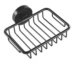 Sapho X-Round - Mýdlenka drátěná s držákem, černá XR801B