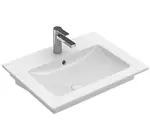 Villeroy & Boch Venticello - Umyvadlo 60x50 cm, s přepadem, otvor pro baterii, alpská bílá 41246001