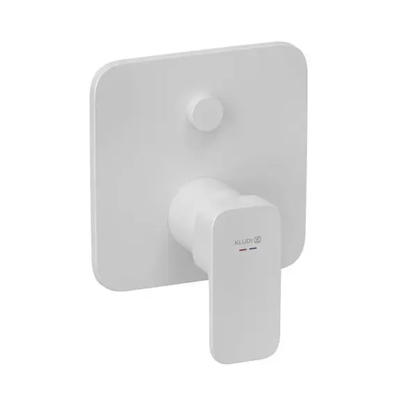 Kludi Renon - Baterie pod omítku pro 2 spotřebiče, matná bílá 427595375