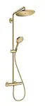 Hansgrohe Croma Select S - Sprchový set Showerpipe 280 s termostatem, leštěný vzhled zlata 26890990