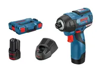 Bosch Nářadí - 12V AKU rázový utahovák, 2x aku 3,0 Ah GBA, nabíječka 06019E0005