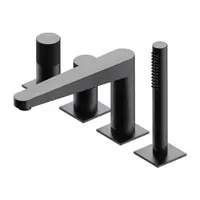 OMNIRES Contour - Baterie na okraj vany, 4-otvorová instalace, kartáčovaný antracit CT8032AT