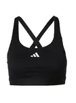 ADIDAS PERFORMANCE Športová podprsenka 'Tirdreact'  čierna / biela