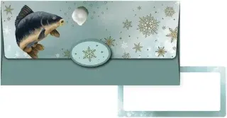 Obálka na peníze Kapr