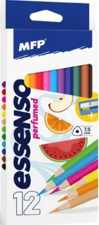 Pastelky MFP ESSENSO 12 ks triangular s ořezávátkem