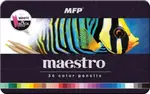 Pastelky MFP MAESTRO 36 ks kovová krabička