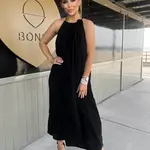 Edoti Linen maxi dress