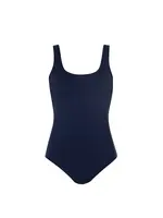 SUNFLAIR Jednodielne plavky  námornícka modrá