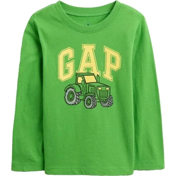 GAP V-BF LS GR T Dětské tričko, zelená, velikost 2Y