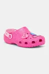 Dětské pantofle Crocs CROCS CLASSIC MATTEL PINK BARBIE CLOG růžová barva, 211406
