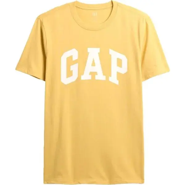 GAP BASIC LOGO Pánské tričko, žlutá, velikost