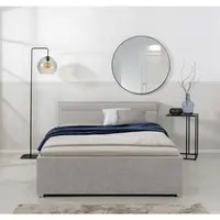 MID.YOU ČALOUNĚNÁ POSTEL, 140/200 cm, světle šedá