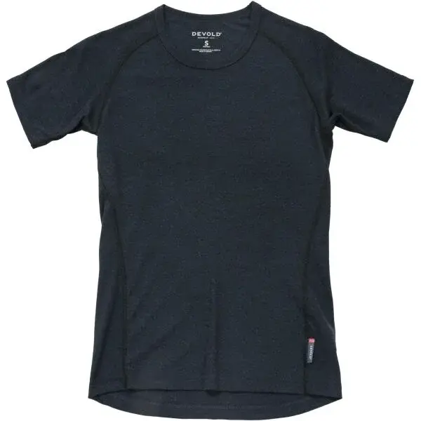 Devold LAUPAREN MERINO 190 Dámske funkčné tričko, čierna, veľkosť