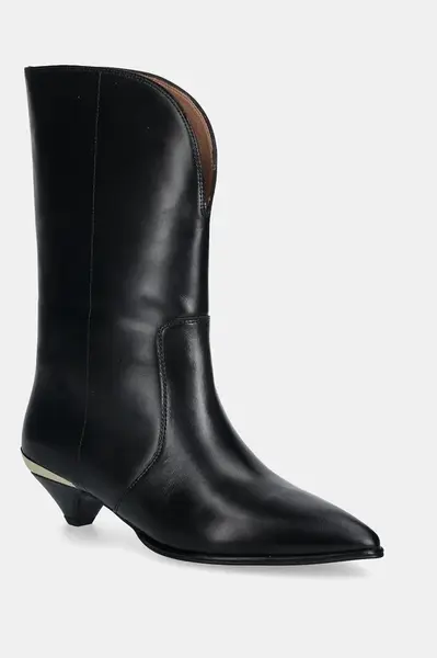 Kožené kotníkové boty Love Moschino