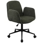 MID.YOU OTOČNÁ ŽIDLE, tkaná látka, zelená