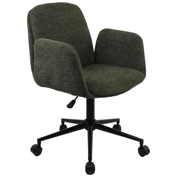 MID.YOU OTOČNÁ ŽIDLE, tkaná látka, zelená