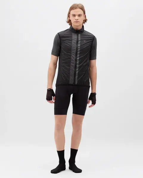 Pánská cyklo vesta silvini garcio tmavě šedá xxl