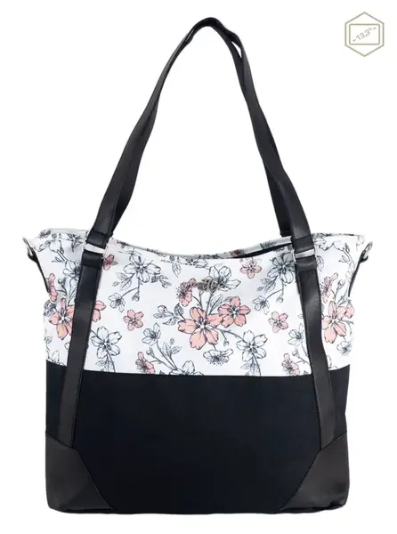 Meatfly dámská kabelka Insanity Blossom White | Bílá | Objem 11 L