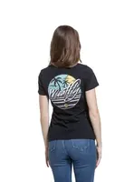 Dámské tričko meatfly shori černá s