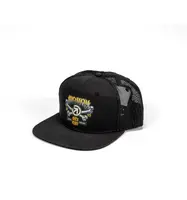 Meatfly kšiltovka Crossbones Trucker Black | Černá | Velikost One Size