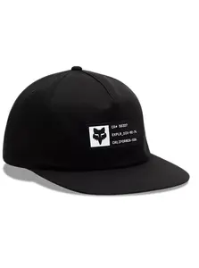 Fox kšiltovka Vision Adjustable Hat Black | Černá | Velikost One Size