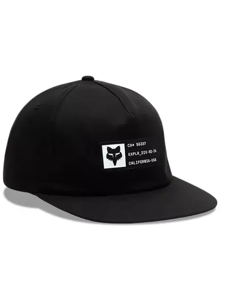 Fox kšiltovka Vision Adjustable Hat Black | Černá | Velikost One Size