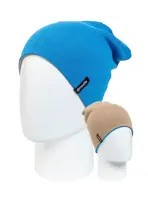 Meatfly oboustranný kulich Logan Baby Blue | Modrá | Velikost One Size