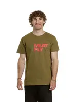 Meatfly pánské tričko Revital Khaki Green | Zelená | Velikost S | 100% bavlna