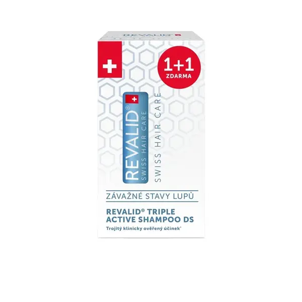 Revalid Triple Active Shampoo DS 2x150 ml 1+1 zdarma