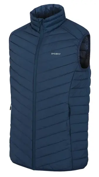 Husky Dresles M L, blue Pánská péřová vesta