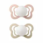 BIBS Couture anatomické cumlíky zo silikónu 2ks - veľkosť 1 - Blush Nočný / Vanilla Nočný