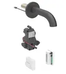 Geberit Piave - Elektronický umývadlový ventil pod omietku, napájanie z generátora, easy to clean, matná čierna 116.265.14.1