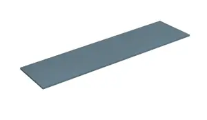 Kludi Icos - Doska pod umývadlo 200x50 cm, matná petrolejová 50T200O3