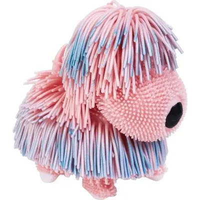 Pejsek - mazlíček Jiggly perleťový - růžový