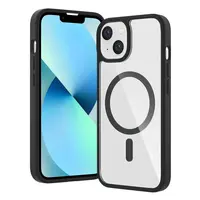 JP MagFit Clear MagSafe obal s N52 magnetem, iPhone 13 / 14, černý