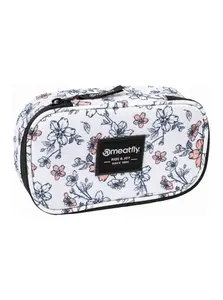 Meatfly pouzdro XL Pencil Case Blossom White | Mnohobarevná | Velikost XL