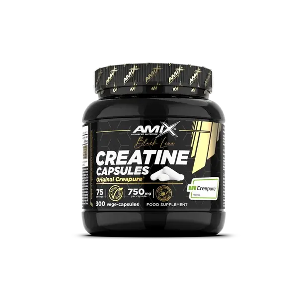 AMIX Black Line Creatine Creapure Capsules, 300cps