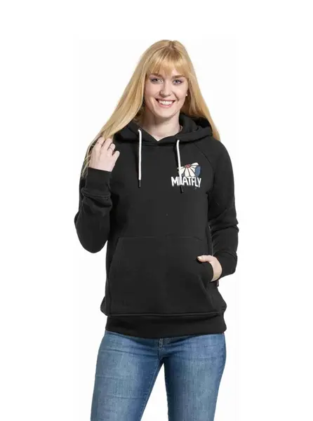 Meatfly dámská mikina Watani Black Flowers | Černá | Velikost XL